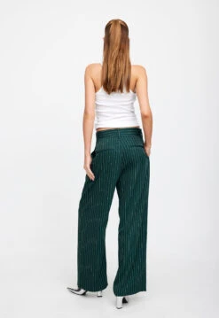 NYC PANT - GREEN PINSTRIPE -Lionessfashion Shop 01 02 23 LIONESS eCOMM MARCH MARCH 1275 bc9c3aad e39c 45cc b357 dfd536c55452