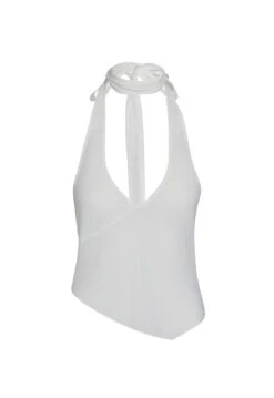 RENDEZVOUS HALTER TOP - PORCELAIN -Lionessfashion Shop 02 05 23 LIONESS GM MAY Ghost Mannequin MAY 011