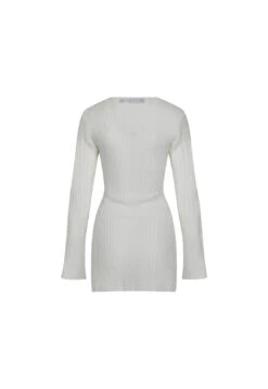 COYOTE KNIT DRESS - PORCELAIN -Lionessfashion Shop 02 05 23 LIONESS GM MAY Ghost Mannequin MAY 059