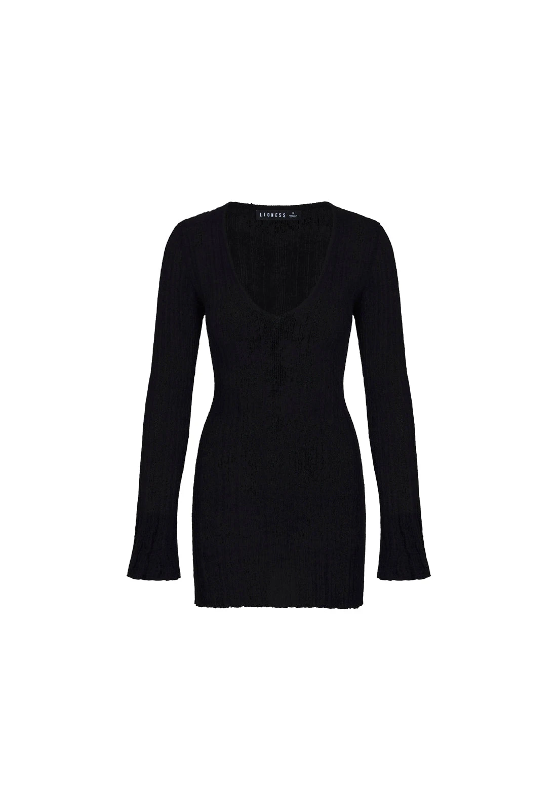 COYOTE KNIT DRESS - ONYX 8 COYOTE KNIT DRESS - ONYX - Image 6
