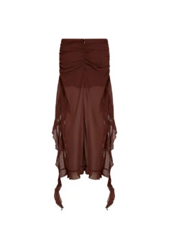 RENDEZVOUS SKIRT - CHOCOLATE -Lionessfashion Shop 02 05 23 LIONESS GM MAY Ghost Mannequin MAY 101 22592845 7e55 47ef 970b 674a307ea6d5