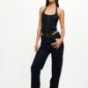 NYC HALTER TOP - DARK DENIM -Lionessfashion Shop 04 10 23 LIONESS RESHOOTS STELLAVIDS RESHOOTS 0003