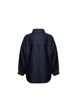 NYC BOYFRIEND SHIRT - DARK DENIM -Lionessfashion Shop 06 03 23 LIONESS MARCH GM MARCH GM 032