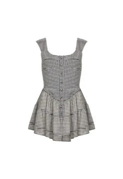 WINONA ROMPER - CHECK -Lionessfashion Shop 06 03 23 LIONESS MARCH GM MARCH GM 170