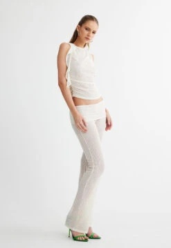 AMELIE PANT - CREAM -Lionessfashion Shop 10 05 23 LIONESS eCOMM SERENA ReShoots Immediate 484copy