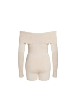 OFF DUTY ROMPER - STONE -Lionessfashion Shop 11 04 23 LIONESS APR GM Ghost Mannequins APR 143