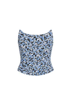 FAME CORSET - BLUE FLORAL -Lionessfashion Shop 11 04 23 LIONESS APR GM GhostMannequins APR 019