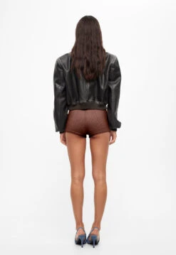 GOLDEN KNIT MINI SHORT - CHOCOLATE -Lionessfashion Shop 15 05 23 LIONESS eCOMM JUNE JUNE 840 c8c82da199854651a80a4c635037b84c fef8ad82 e3b4 42b8 bcd1 e12e78fc95e1