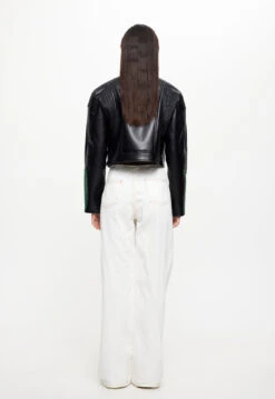 NUEVE BIKER JACKET - GREEN -Lionessfashion Shop 16 06 23 LIONESS eComm JULY Roberta RESHOOTS 413