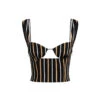 ODETTE TOP - ONYX STRIPE -Lionessfashion Shop 24 01 23 LIONESS FEB GM GHOST MANNEQUIN FEB23 025