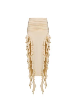 RENDEZVOUS SKIRT - CANARY -Lionessfashion Shop 24 01 23 LIONESS FEB GM GHOST MANNEQUIN FEB23 110