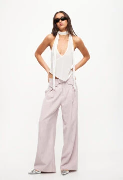 NYC PANT - PINK PINSTRIPE -Lionessfashion Shop 24 05 23 LIONESS ReShoots Roberta Reshoots 467