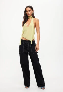 FOUNTAIN TAILORED PANT - ONYX -Lionessfashion Shop 24 05 23 LIONESS ReShoots Roberta Reshoots 531