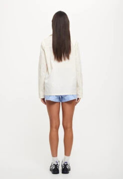 CHLOE TIE TOP - ECRU -Lionessfashion Shop 25 08 23 LIONESS ReShoots RESHOOTS 126