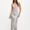 JULIETTE SATIN DRESS - CLOUD -Lionessfashion Shop 25 08 23 LIONESS ReShoots RESHOOTS 247