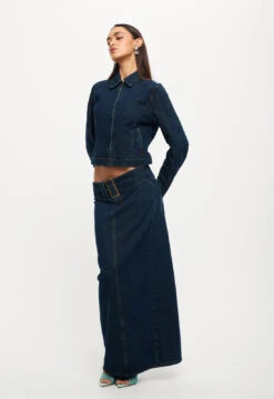 UMA DENIM MIDI - DENIM BLUE -Lionessfashion Shop 25 08 23 LIONESS ReShoots RESHOOTS 272
