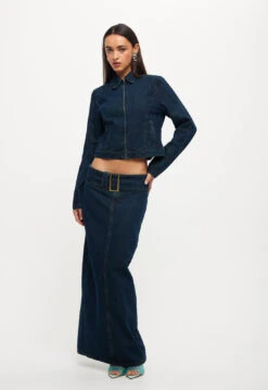 UMA DENIM MIDI - DENIM BLUE -Lionessfashion Shop 25 08 23 LIONESS ReShoots RESHOOTS 273