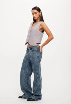 DAWSON JEAN - DENIM BLUE -Lionessfashion Shop 25 08 23 LIONESS ReShoots RESHOOTS 316