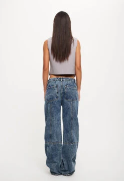 DAWSON JEAN - DENIM BLUE -Lionessfashion Shop 25 08 23 LIONESS ReShoots RESHOOTS 318