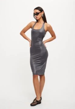 GWYNETH MIDI - SLATE