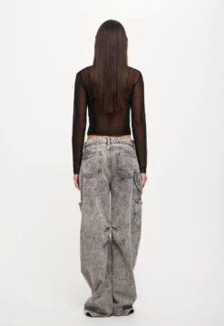 PALISADES LONG SLEEVE TOP - ONYX -Lionessfashion Shop 25 08 23 LIONESS ReShoots RESHOOTS 731