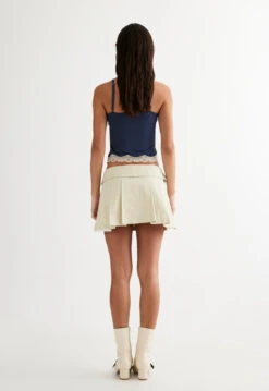 UTILITY MINI SKIRT - BEIGE -Lionessfashion Shop 27 03 23 LIONESS ReShoots Roberta RESHOOTS 578