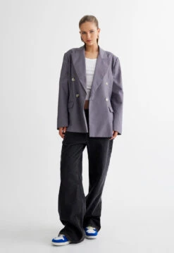 BRENTWOOD BLAZER - SLATE -Lionessfashion Shop 28 04 23 LIONESS eCOMM AllSTARS RENDEZVOUS ALLSTARS 433