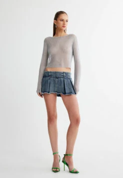 ALLURE 90'S MINI - FADED DENIM -Lionessfashion Shop 3 3