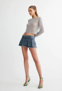 ALLURE 90'S MINI - FADED DENIM -Lionessfashion Shop 6 2
