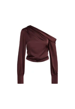 DAYDREAM OFF SHOULDER TOP - GARNET -Lionessfashion Shop GhostMannequin Sept 057