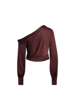 DAYDREAM OFF SHOULDER TOP - GARNET -Lionessfashion Shop GhostMannequin Sept 059
