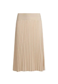 SYDNEY PLEAT SKIRT - OATMEAL -Lionessfashion Shop GhostMannequin Sept 116