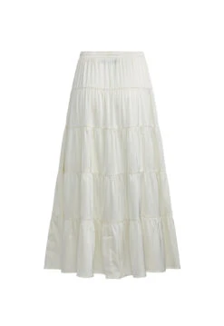 KEIRA TIERED SKIRT - PORCELAIN -Lionessfashion Shop GhostMannequin Sept 118