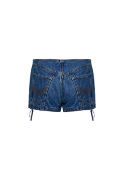 DAYDREAM MINI SHORTS - BLUE DENIM -Lionessfashion Shop GhostMannequin Sept 134