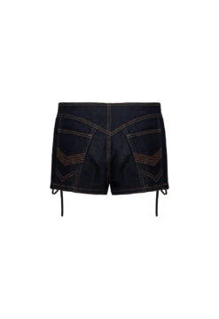 DAYDREAM MINI SHORTS - DARK DENIM -Lionessfashion Shop GhostMannequin Sept 137