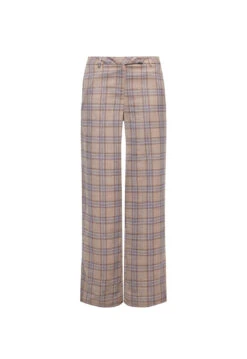 BOND CHECK PANT - CREAM -Lionessfashion Shop GhostMannequin Sept 153