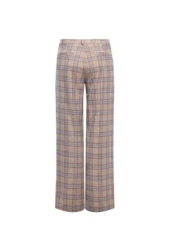 BOND CHECK PANT - CREAM -Lionessfashion Shop GhostMannequin Sept 154