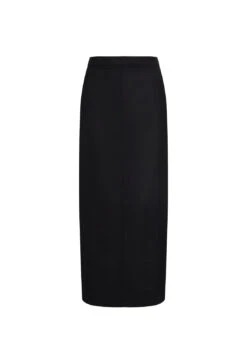 MINIMALIST MAXI SKIRT - ONYX -Lionessfashion Shop JUNE GhostMannequin 100