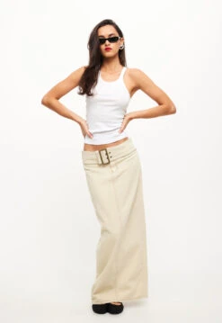 UMA DENIM MIDI - ECRU -Lionessfashion Shop LB651 2308ECRU5