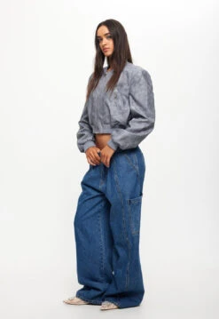 ALLURE BOMBER - CLOUD -Lionessfashion Shop LC580 3 2309 CLOUD LB660 1 2309 BLUE DENIM 6jpg