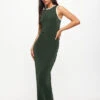 97' MAXI DRESS - FOREST -Lionessfashion Shop LD907 2309 FOREST 1jpg