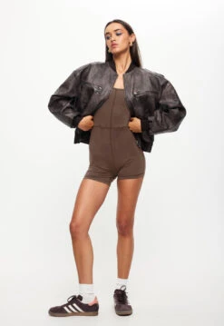 CASEY BIKER - CHOCOLATE -Lionessfashion Shop LR182 2309 CHOCOLATE LC587 2309 CHOCOLATE 2jpg