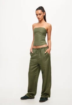 LA PALMA PANT - KHAKI -Lionessfashion Shop LT763 2307 KHAKI LB514 2307 KHAKI 5jpg 8ff2dc44 ad8c 4e12 8dca 6d95d137206f