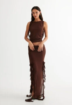 RENDEZVOUS SKIRT - CHOCOLATE -Lionessfashion Shop LT800 2 2304 CHOCOLATE LB606 2 2305 CHOCOLATE 2 9b643295 0dc6 494c af18 959a60ac7437