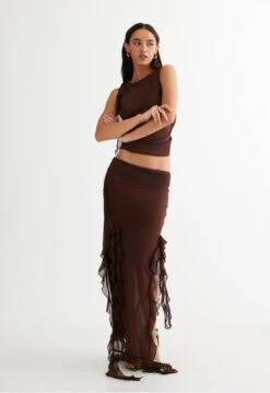 RENDEZVOUS TOP - CHOCOLATE -Lionessfashion Shop LT800 2 2304 CHOCOLATE LB606 2 2305 CHOCOLATE 3