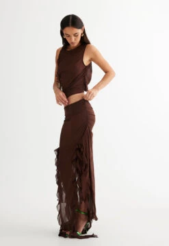 RENDEZVOUS TOP - CHOCOLATE -Lionessfashion Shop LT800 2 2304 CHOCOLATE LB606 2 2305 CHOCOLATE 7