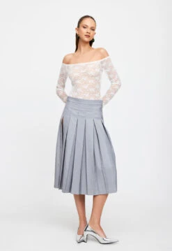 MADEMOISELLE BODYSUIT - PORCELAIN -Lionessfashion Shop LT846 2303PORCELAIN LB586 2 2303GREY2