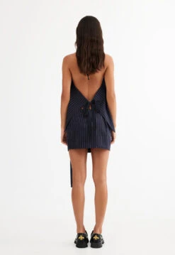 HILLS HALTER - NAVY PINSTRIPE -Lionessfashion Shop LT852 1 2304 LB597 2304 NAVY PINSTRIPE 17
