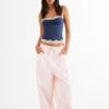 HILLS PARACHUTE PANT - BUBBLEGUM -Lionessfashion Shop LT862 2304 NAVY LB591 2304 BUBBLEGUM 3