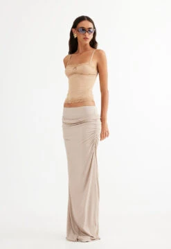 ALMOST FAMOUS MAXI - TAUPE -Lionessfashion Shop LT862 2304 TAN LB598 2304TAUPE 4